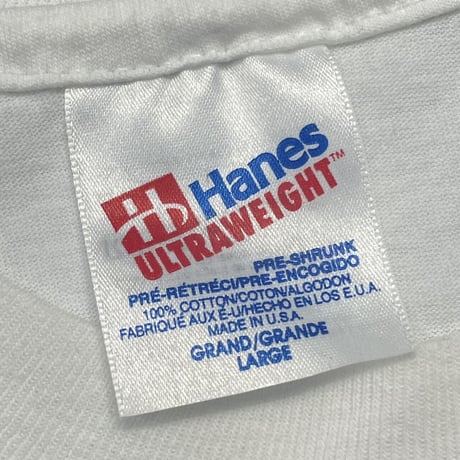 MADONNA THE GIRLIE SHOW WHITE HANES LARGE 1315