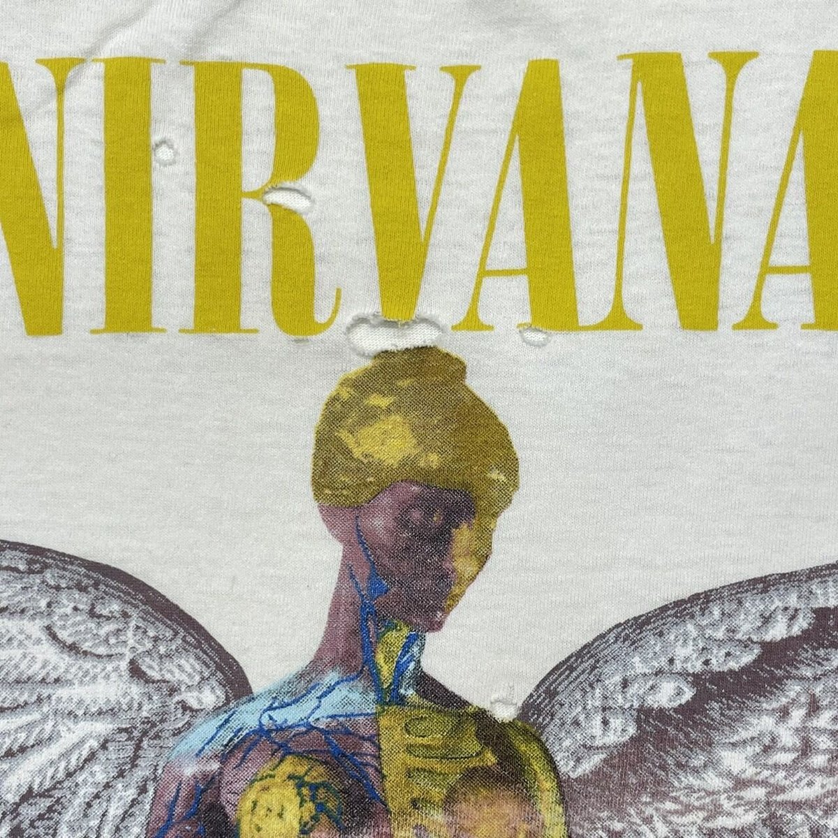 【Special】NIRVANA IN UTERO WHITE anvil L Special】NIRVANA IN UTERO WHITE anvil L