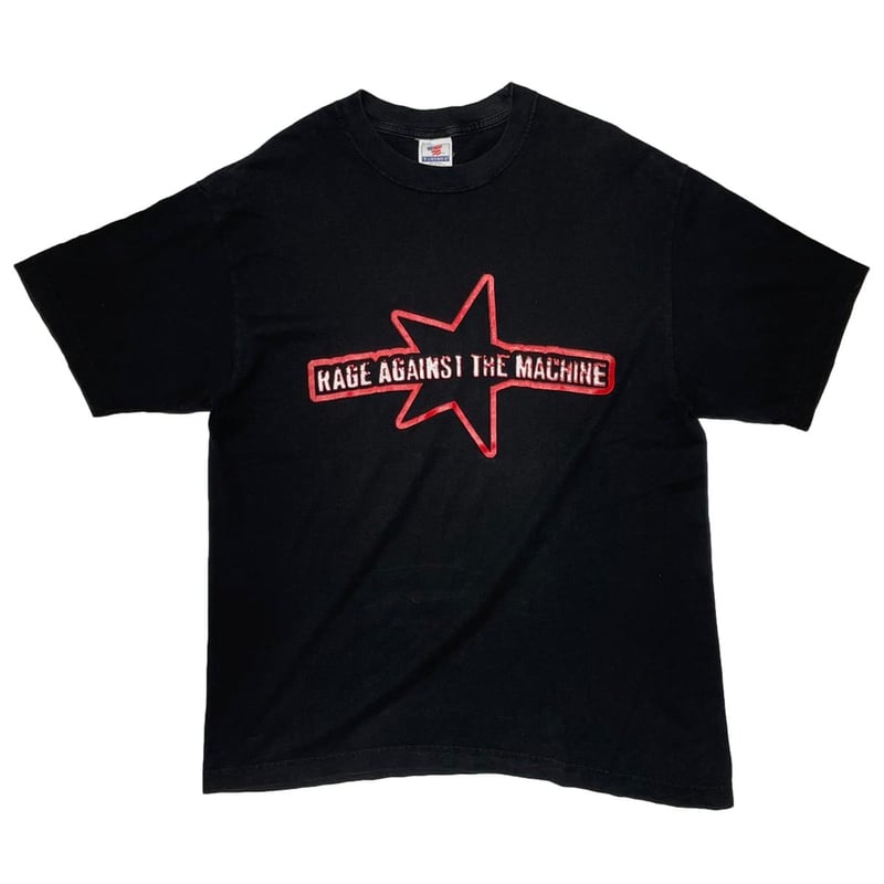 RAGE AGAINST THE MACHINE ヘインズvintage Rage Against the Machine Burning Monk - New Vintage Band T