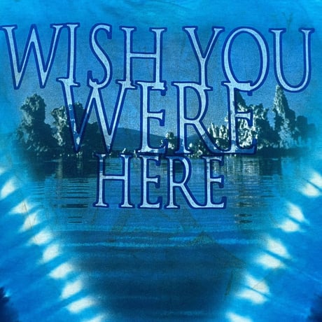 PINK FLOYD WISH YOU WERE HERE TEE LIQUID BLUE XL 6321
