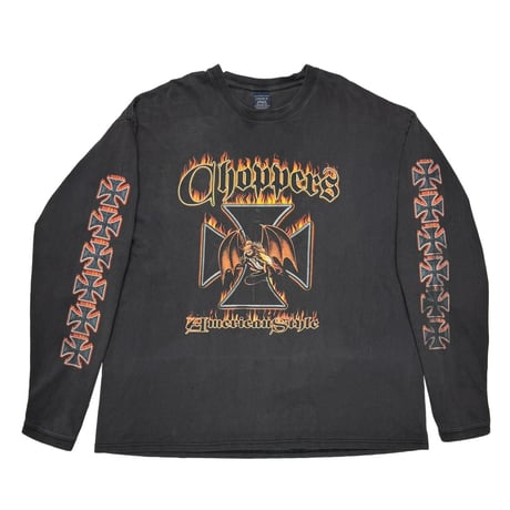 CHOPPERS FLAME IRON CROSS AMERICAN STYLE LS XXL 0640