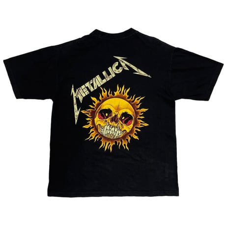 METALLICA SUMMER SHIT PUSHEAD FLAME SKULL GIANT LARGE 8924