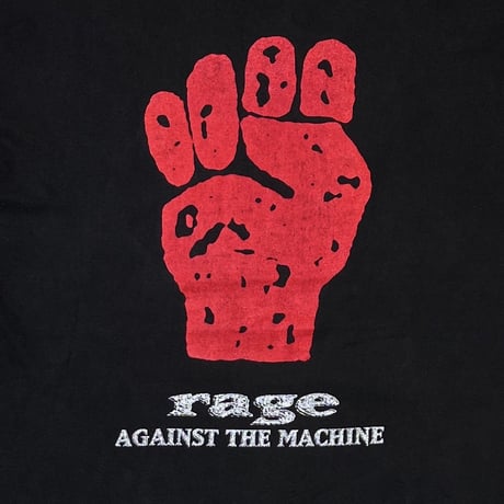RAGE AGAINST THE MACHINE ANGRY FIST giant BY TULTEX XL 9598