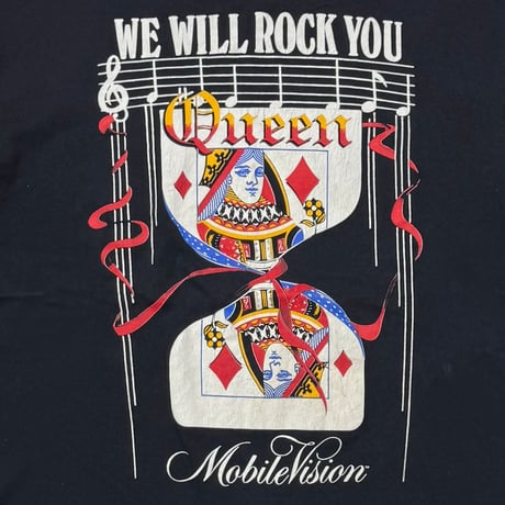 QUEEN CARD MOBILE VISION WE WILL. ROCK YOU FITS M-L 7654