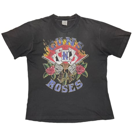 GUNS N' ROSES CARD PISTOL ROSE DOUBLE SIDE EURO XL 2200