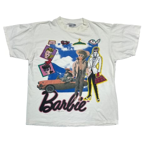 BARBIE 1991 DOLL TEE WHITE FITS XL 2017