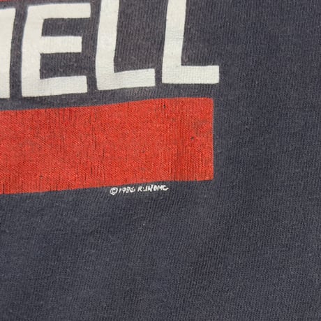 RUN DMC 1986 RAISING HELL HANES LARGE 7451