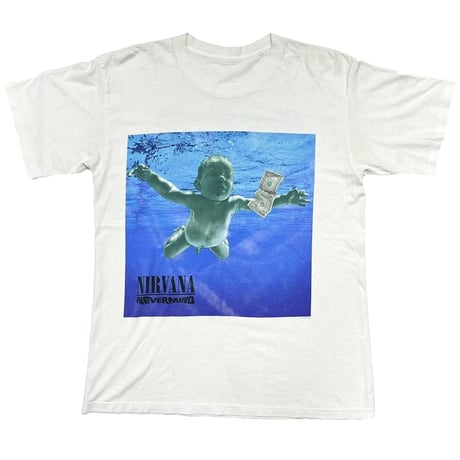 NIRVANA 1992 NEVERMIND WHITE FITS LARGE 8425