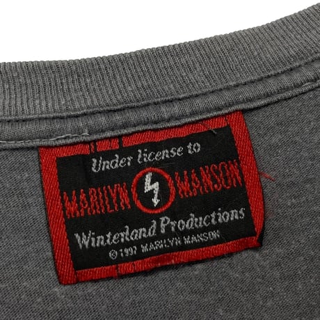 MARILYN MANSON REPENT MARILYN MANSON TAG FITS XL 6888