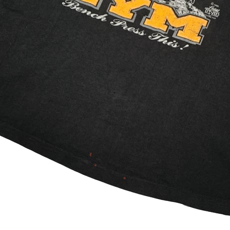 LORD'S GYM 1990 BENCH PRESS THE SIN OF THE WORLD TEE ANVIL XXL 3912 311