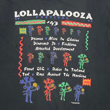 LOLLAPA LOOZA 1993 FESTIVAL BLACK GIANT BY TEEJAYS XL 5377