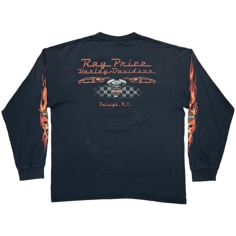 HARLEY DAVIDSON RAY PRICE FLAME EMBLEM LS LARGE 7397