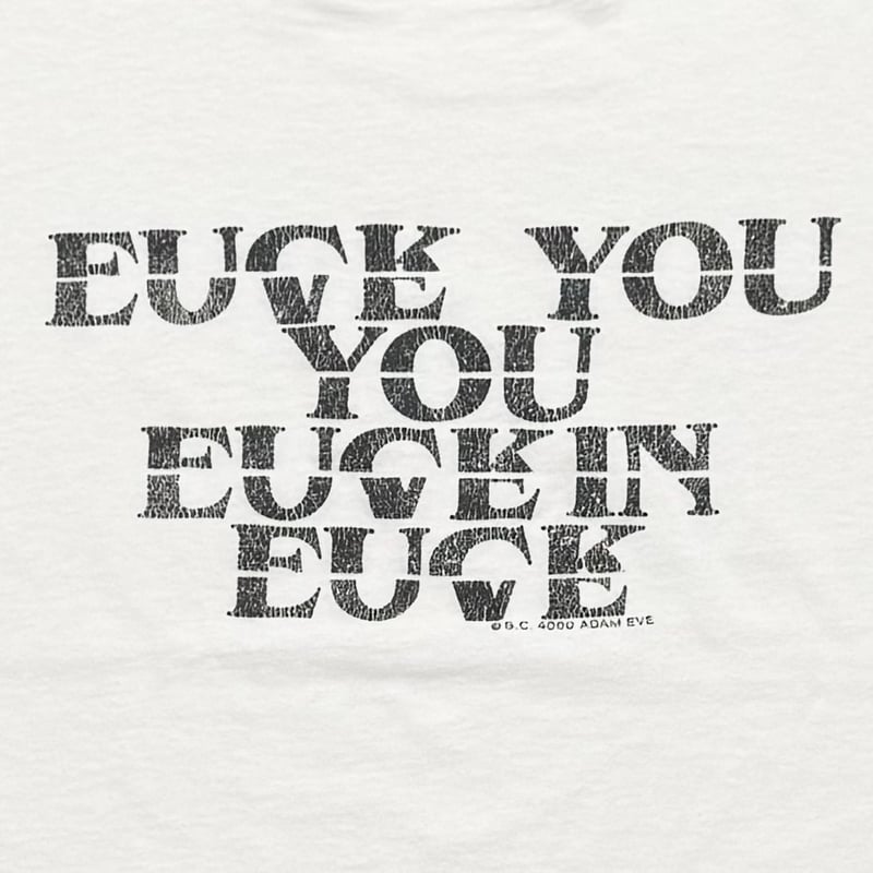 greatLAnd fuck love shirt / new vintage HANES L