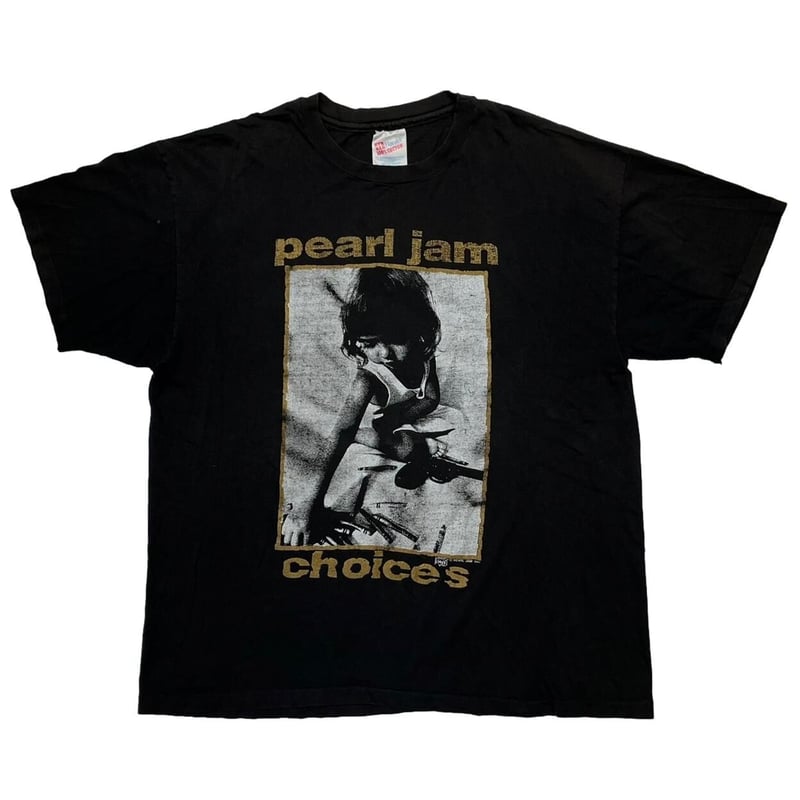 PEARL JAM 1992 CHOICES BACKSTAGE PASS HANES XL