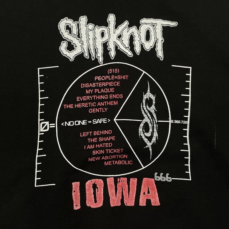 01年イタリア製 SlipKnot パーカー ブラック IOWA バンド ユーロ 01年イタリア製 SlipKnot パーカー ブラック IOWA バンド ユーロ