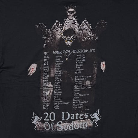 CRADLE OF FILTH 20DATES OF SODOM LS EURO XL 7883