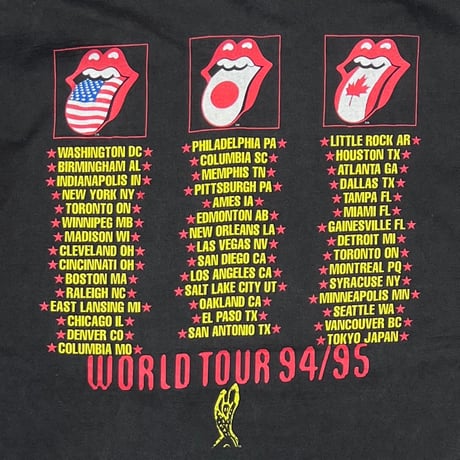 THE ROLLING STONES VOODOO LOUNGE 94/95 BROCKUM XL 4194