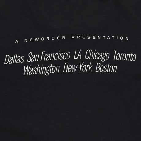 NEW ORDER LIVE FROM REPUBLIC FRUIT OF THE LOOM XL 7858