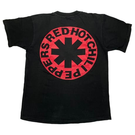 RED HOT CHILI PEPPERS 1990 MEMBER PORTRAIT CURVING LOGO GINAT LARGE 3245