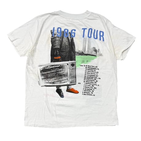 JULIAN LENNON 1986 TOUR PORTRAIT WHITE OSFA FITS LARGE 9278