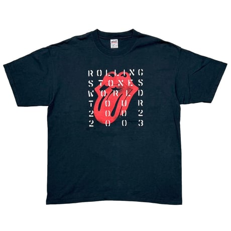 ROLLING STONES WORLD TOUR 2002-2003 LIP & TONGUE anvil XL 3928