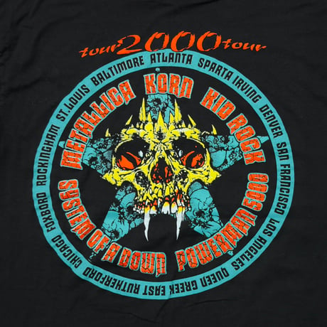 METALLICA PUSHEAD FIXXXER KING NOTHING BOOTLEG TOUR 2000 XL 3988