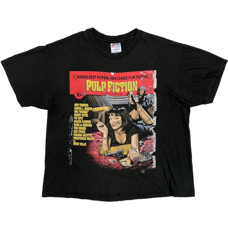 PULP FICTION POSTER DESIGN MOVIE PROMO BACKSTAG