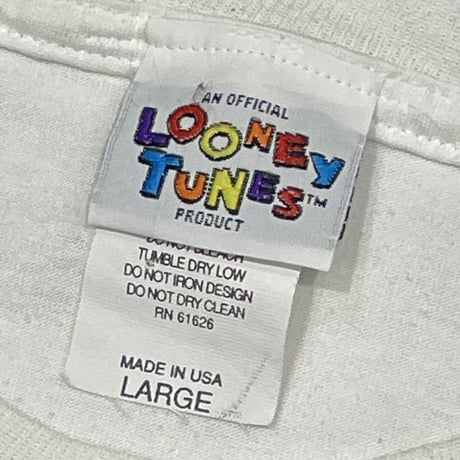 LOONEY TUNES 1995 TWEETY AMERICAN FLAG WHITE LARGE 7549