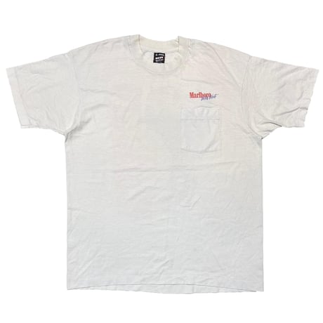 Marlboro COWBOY WILD WEST POCKET TEE WHITE FRUIT OF THE LOOM BEST XL 6636