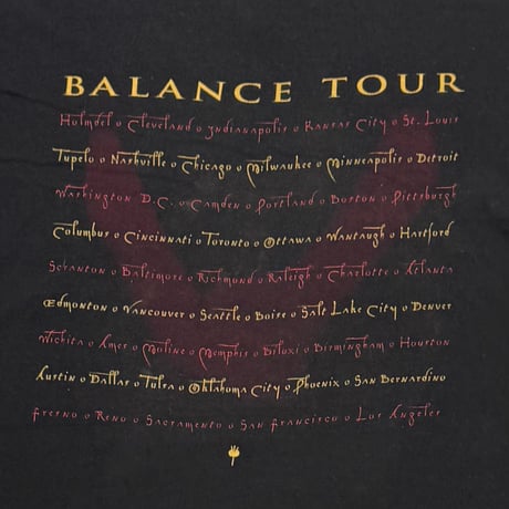 VAN HALEN BALANCE TOUR FRUIT OF THE LOOM LARGE 1272