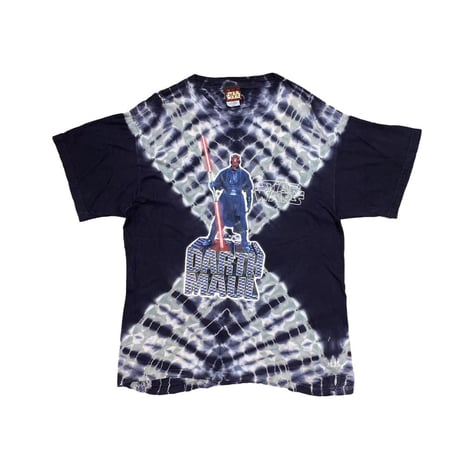 STAR WARS DARTH MAUL TIE DYE TEE NAVY LARGE 63993