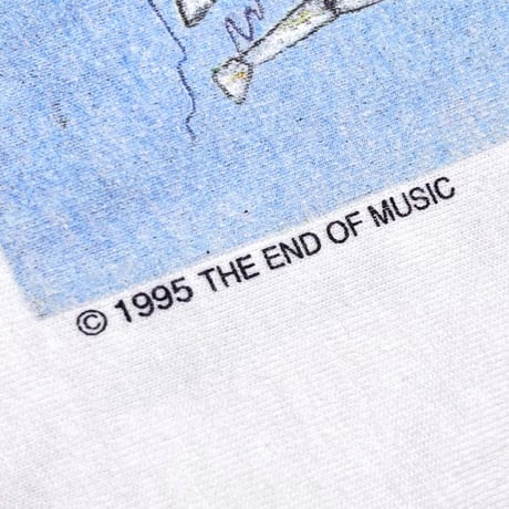 NIRVANA KURT COBAIN MEMORIAL ADULT WHITE GIANT by TULTEX XL 7053