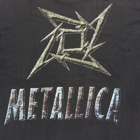 METALLICA DOUBLE SIDE LOGO FITS XL 8819