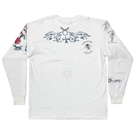 DENNIS RODMAN TATTOO LS WHITE XL 1483