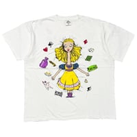 ALICE IN WONDERLAND ALICE & CAT DOUBLESIDE WHITE ANDAZIA XL 8274