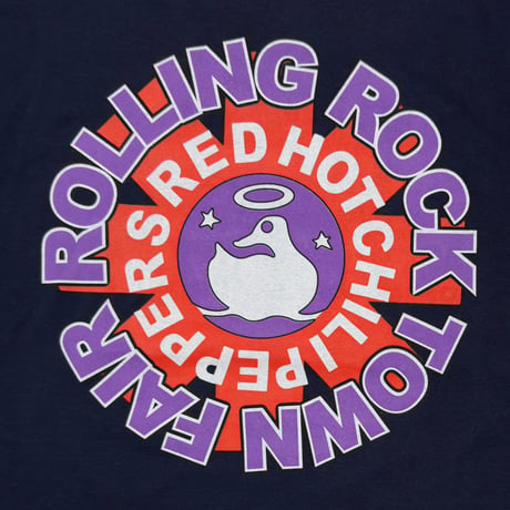 RED HOT CHILI PEPPERS ROLLING ROCK TOWN FAIR NAVY GILDAN XL 4455