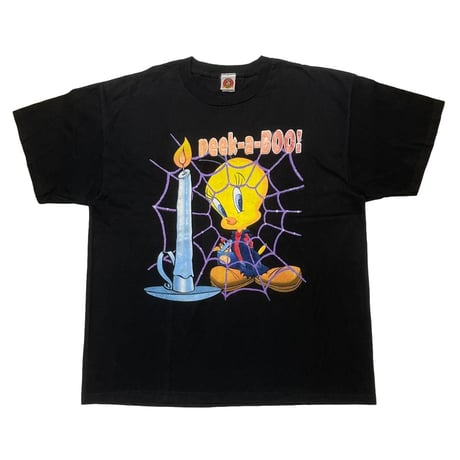 LOONEY TUNES TWEETY PEEK-A-BOO! TEE BLACK XL