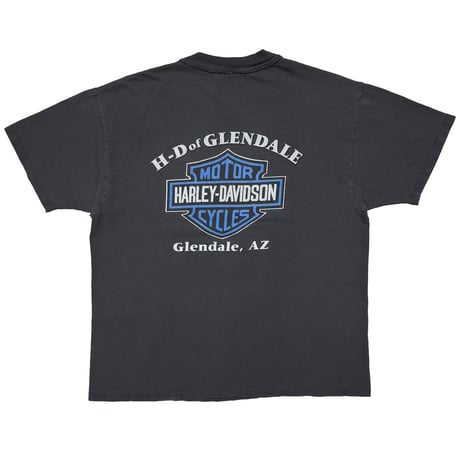 HARLEY DAVIDSON THUNDER & LIGHTNING TEXT LOGO GLENDALE XL 0230
