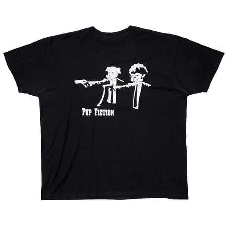 OLD & VINTAGE PUP FICTION PULP FICTION PARODY FITS XL 8150