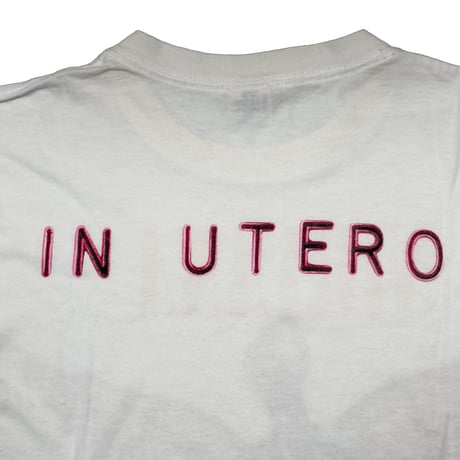 NIRVANA IN UTERO Y2K WHITE anvil MEDIUM 4618