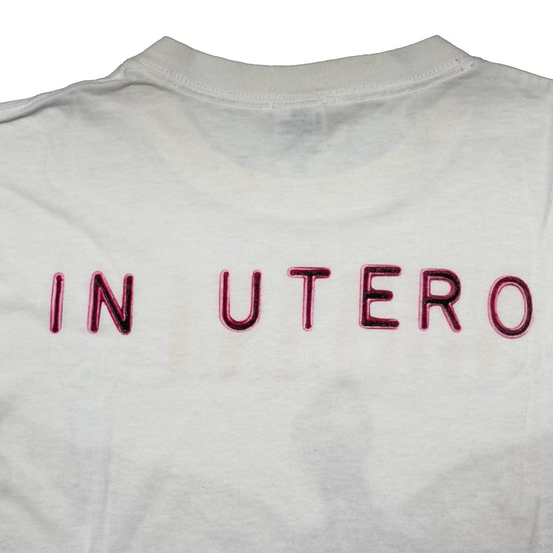 NIRVANA IN UTERO Y2K WHITE anvil MEDIUM 4618 |