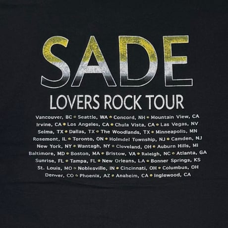SADE LOVERS ROCK TOUR MEDIUM 6325