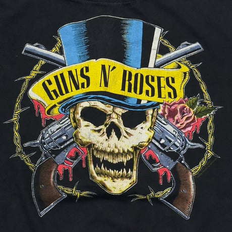 GUNS N' ROSES 1991 HAT SKULL GET IN THE RING MOTHERFUCKER BROCKUM XL 5381