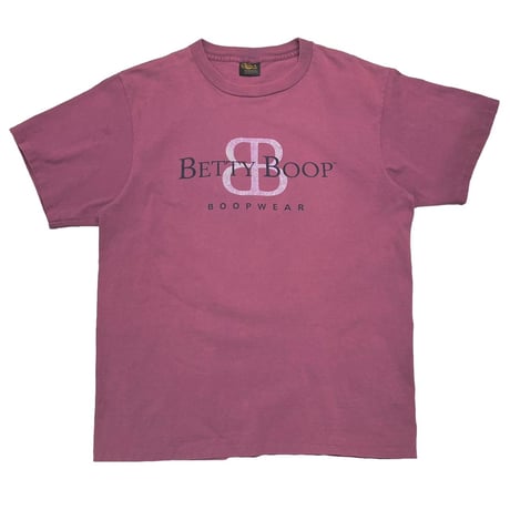 BETTY BOOP 1994 BB LOGO BETTY BOOP WEAR PARODY DESIGN WINE RED CHANGES XL 4078