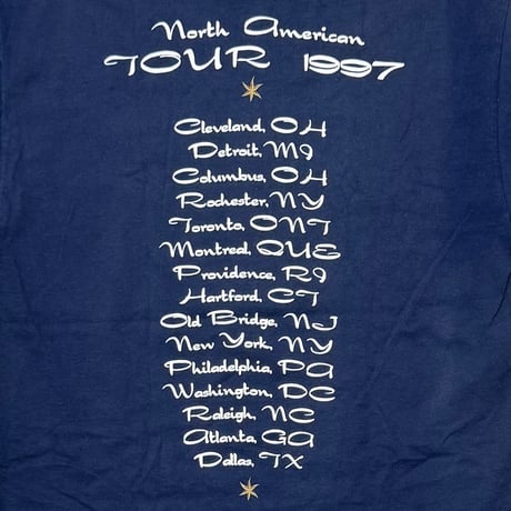 Veruca Salt EIGHT ARMS TO HOLD YOU NORTH AMERICAN TOUR 1997 NAVY TULTEX LARGE 8863