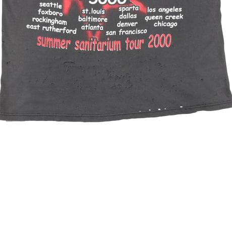METALLICA PUSHEAD YING YANG SKULL SUMMER SANITARIUM TOUR 2000 BOOTLEG GILDAN LARGE 6731