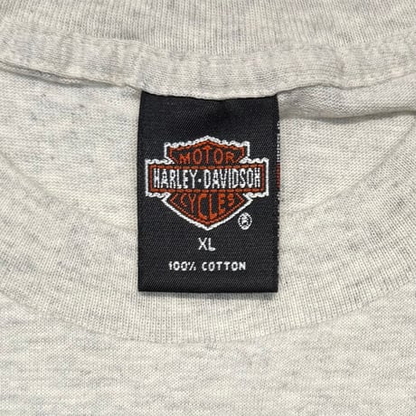 HARLEY DAVIDSON 1990 ORANGE EMBLEM OATMEAL XL 8362