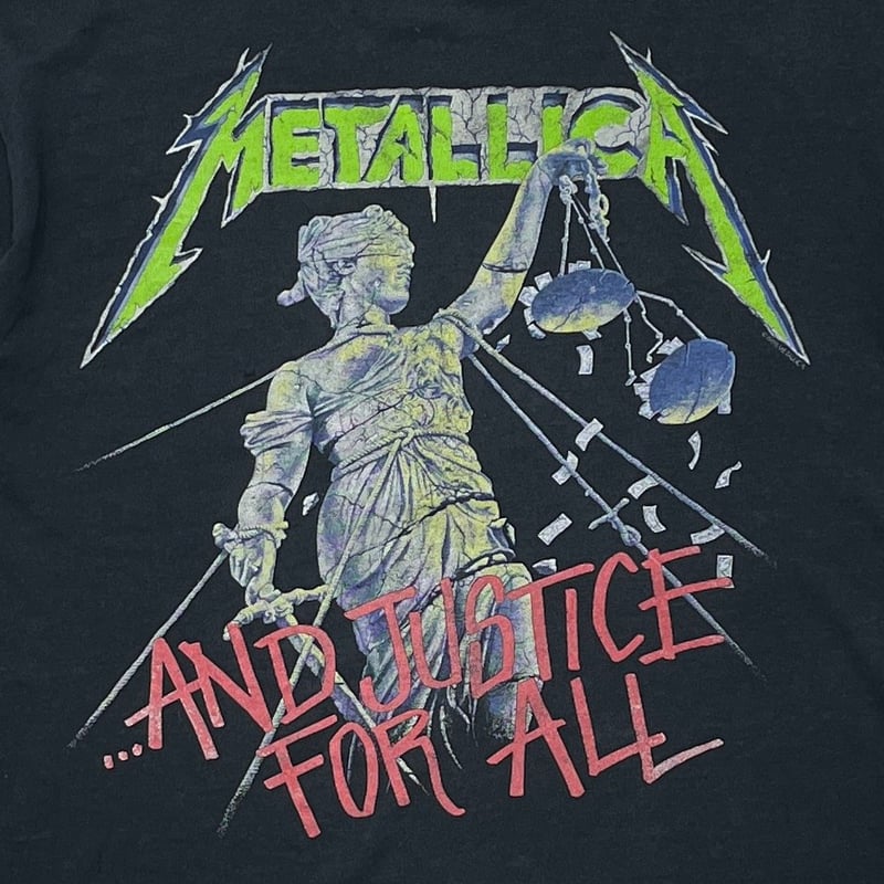 METALLICA AND JUSTICE FOR ALL TOUR 88-89 FITS L