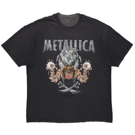 METALLICA Y2K PUSHEAD DOUBLE EYES SKULL FITS XL 4327