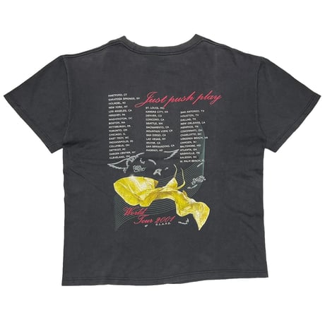 AEROSMITH SORAYAMA JUST PUSH PLAY WORLD TOUR 2001 GIANT FITS XL 1038